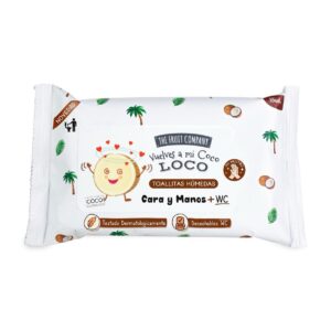 TOALLITAS HÚMEDA COCO 70% ALCOHOL 15UDS